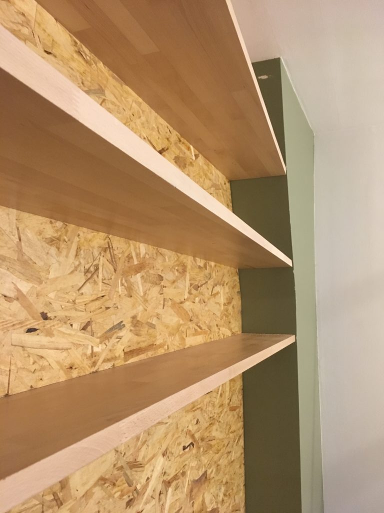 Artisan-artiste. Chantier d’agencement d’intérieur, Paris, 2018
