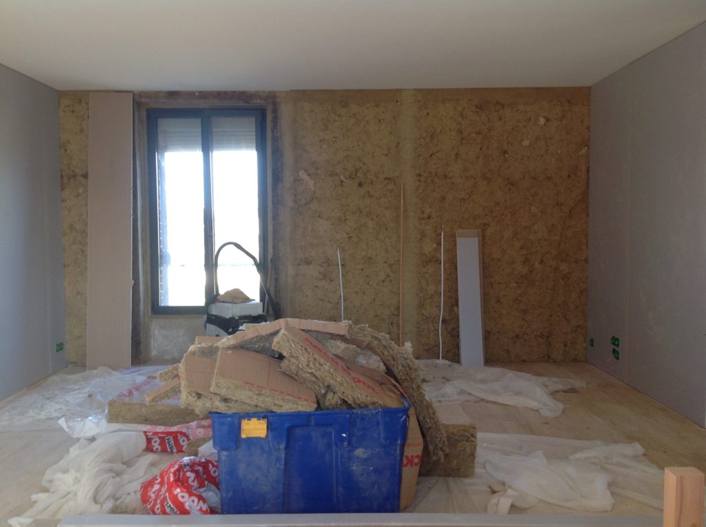 Brice Oziel. Chantier de rénovation, Montreuil-sur-Ille, 2014