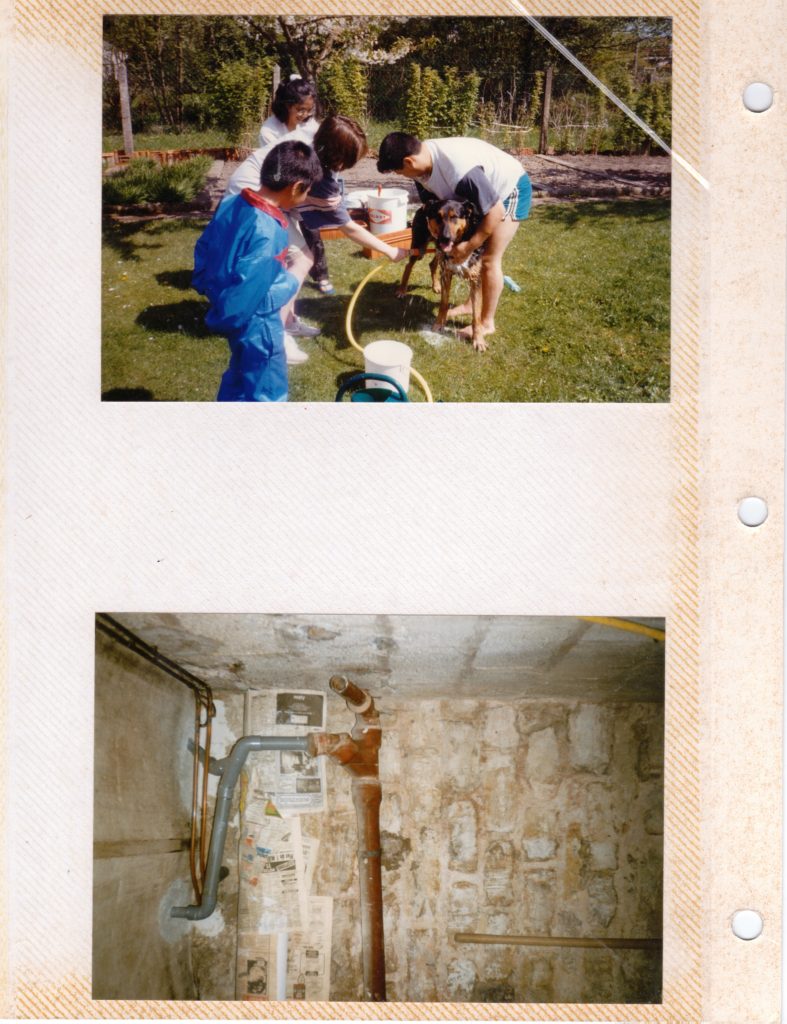 Chantal. Chantier de rénovation 1, l’appartement, Dijon, 1997