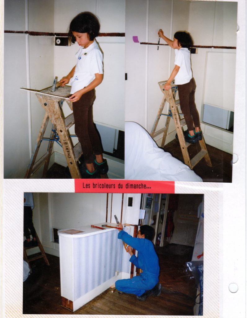 Chantal. Chantier de rénovation 1, l’appartement, Dijon, 1998