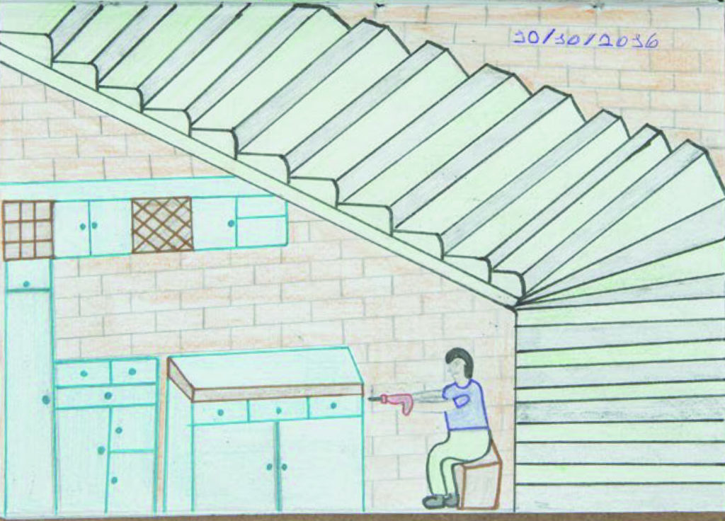 Vânia Medeiros, projet Caderno de Campo, dessin de Marcelo Santos Bispo, http://www.ct-escoladacidade.org/wp-content/uploads/2017/05/caderno-de-campo-download.pdf