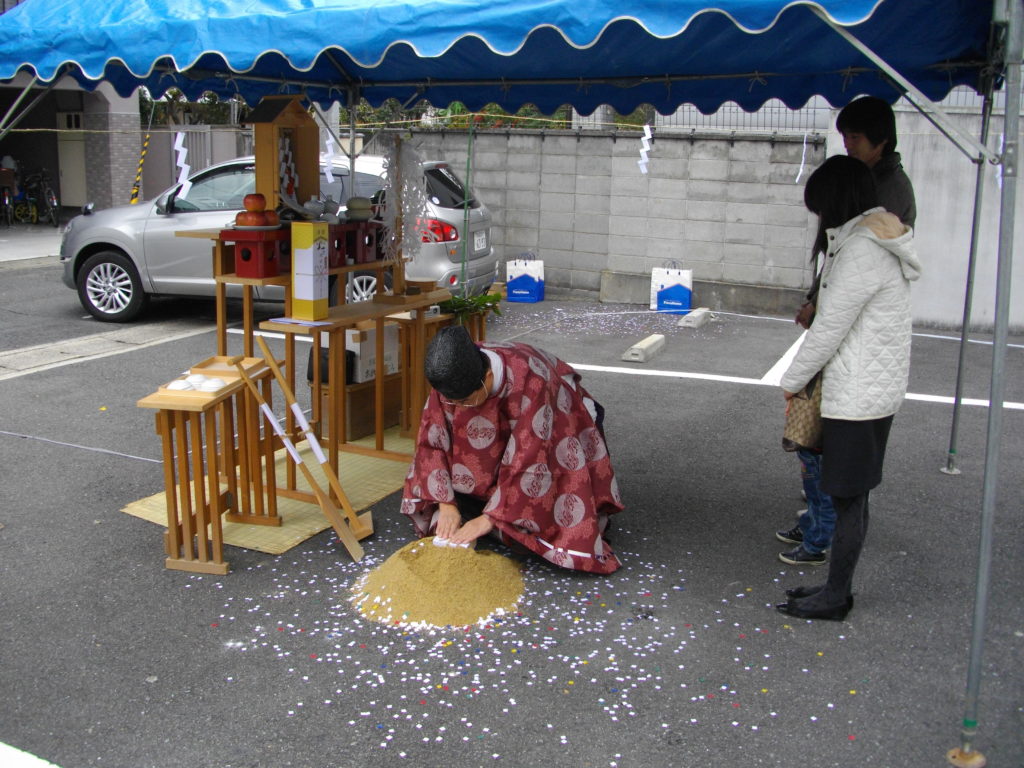 Rituel de fondation, Kyoto, Japon, 2009 ©Philippe Bonnin