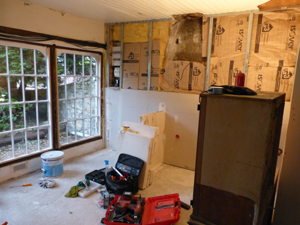 Chantier de rénovation de Manu et Chrystelle, Malakoff, octobre 2012 © Hélène Subrémon DR (photos réalisées dans le cadre du chantier LMS « Histoires de projets »)