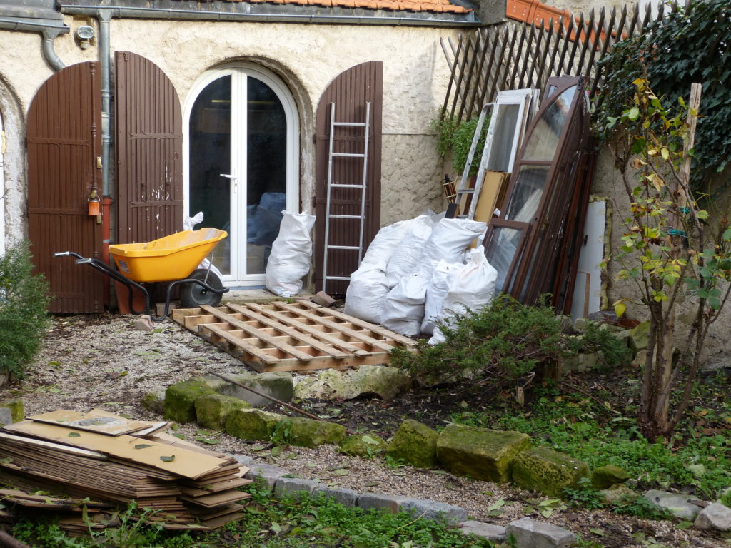 Chantier de rénovation de Manu et Chrystelle, Malakoff, novembre 2012 © Hélène Subrémon DR (photos réalisées dans le cadre du chantier LMS « Histoires de projets »)