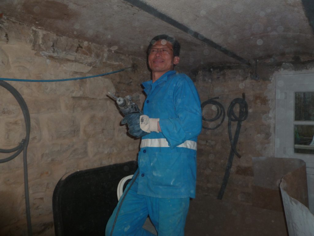 Chantal. Chantier de rénovation 2, la maison, Dijon, 2013