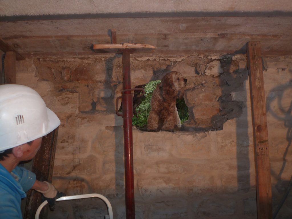Chantal. Chantier de rénovation 2, la maison, Dijon, 2013
