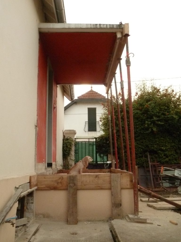 Chantal. Chantier de rénovation 2, la maison, Dijon, 2013