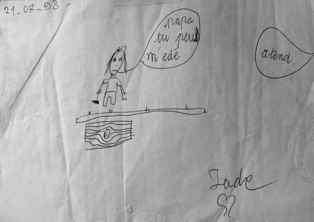 Dessin d’enfant, Jade Tang, 1998