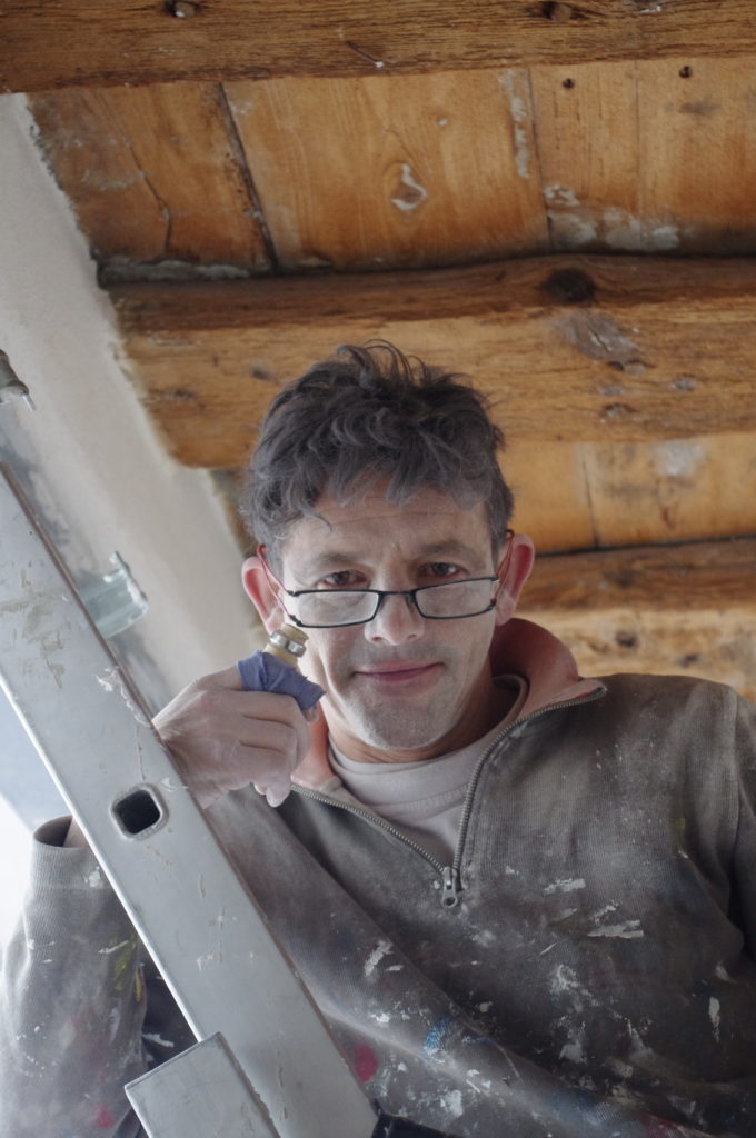 Vaucluse, chantier maison (2010-2012). Habitant