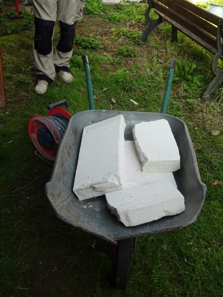 Villeurbanne, chantier dépendances, 2019. Habitant