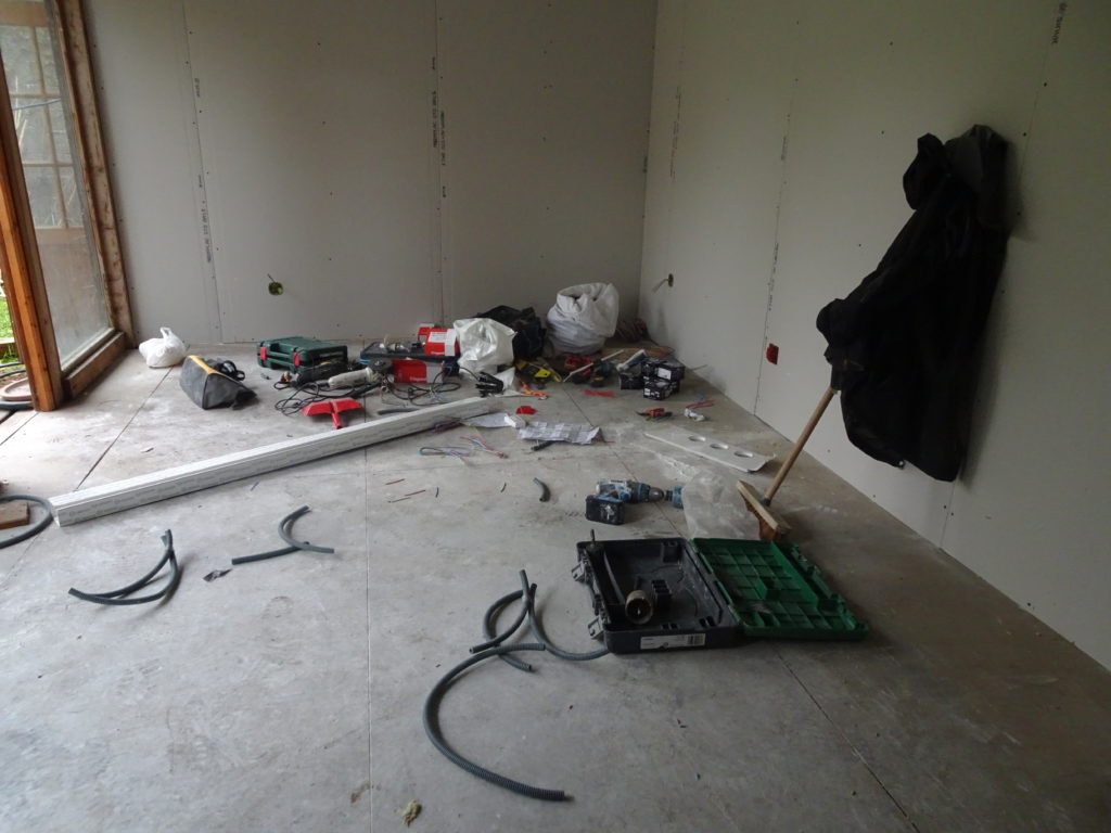 Villeurbanne, chantier dépendances, 2019. Habitant