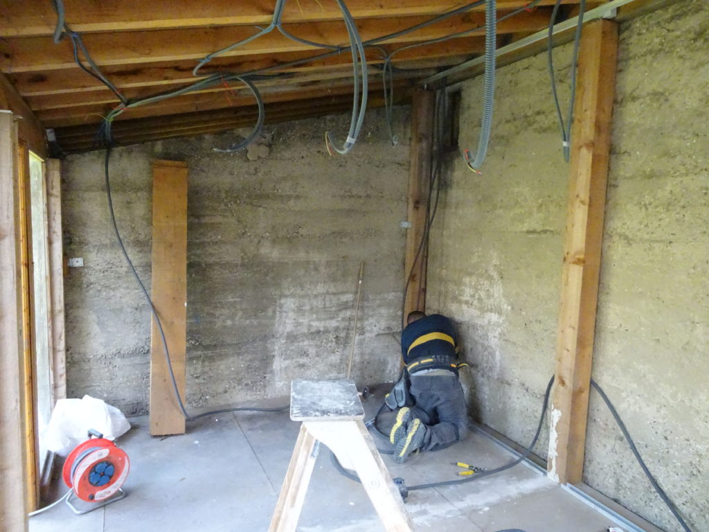 Villeurbanne, chantier dépendances, 2019. Habitant