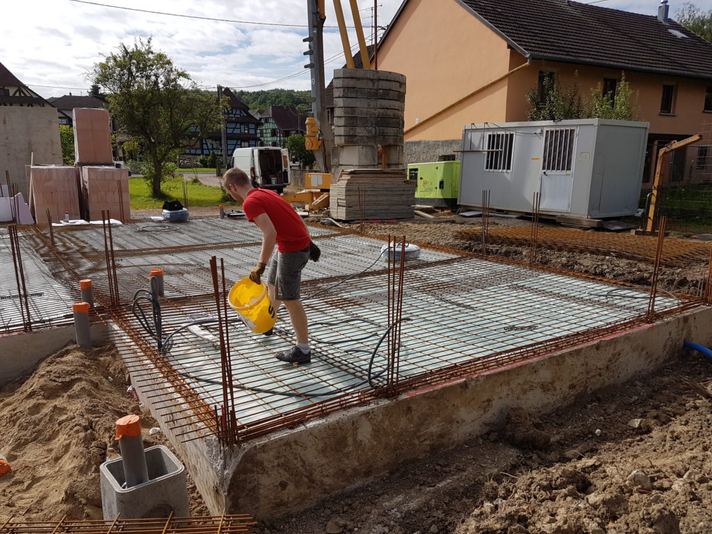Maître d’oeuvre, Chantier de construction, Alsace, 2017-2018